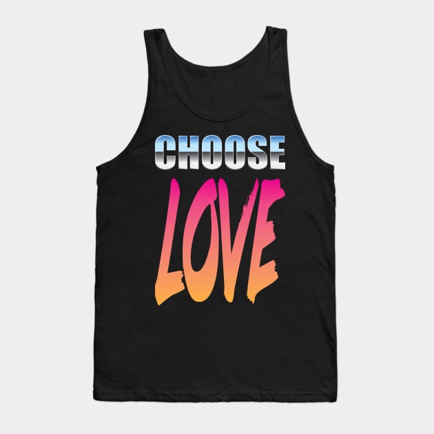 Sunset Love Tank Top by OppositeInk